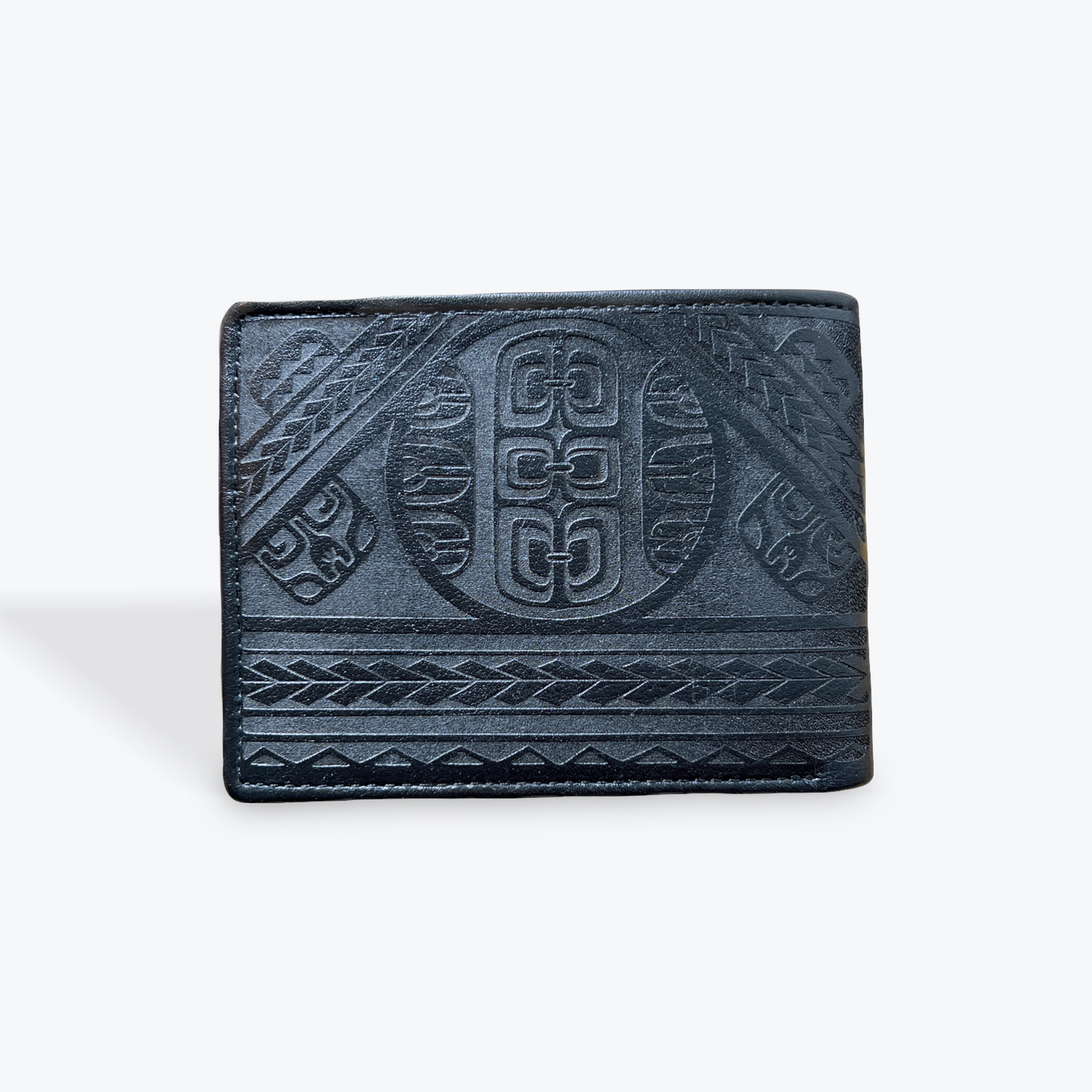 Hoʻokahi ʻeleʻele Mens Wallet