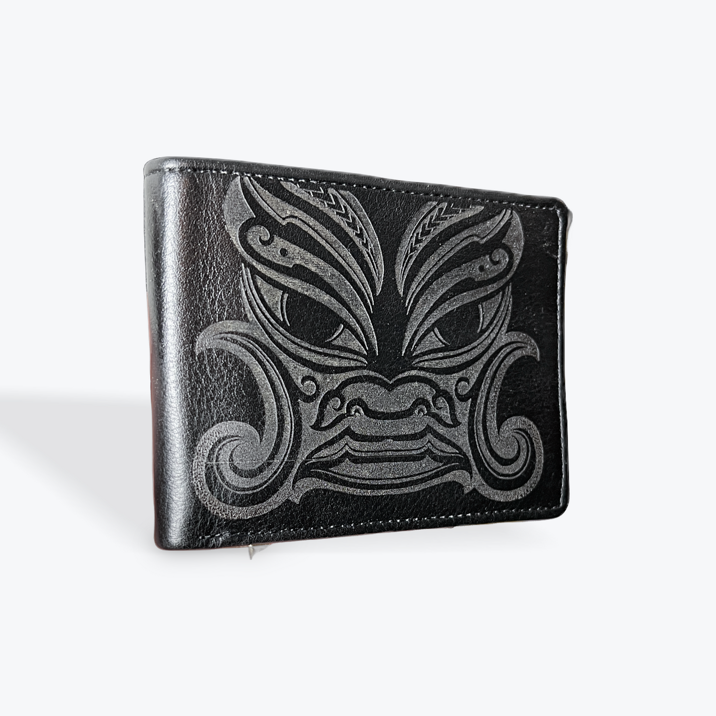 Hoʻokahi ʻeleʻele Mens Wallet